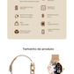 Smartwatch Fashion Feminina em aço inoxidável LW07